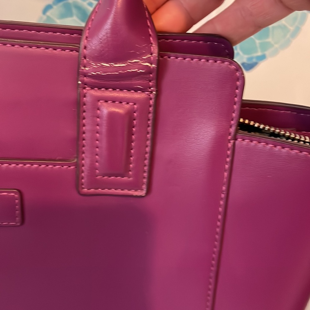 Vera Bradley purple leather purse - Picture 4 of 16